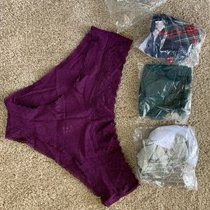 4 lace panties-NEVER WORN